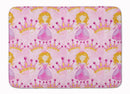 Watercolor Princess and Crown Memory Foam Kitchen Mat Machine Washable Anti-Fatigue Cushion Comfort Bath or Kitchen Rug