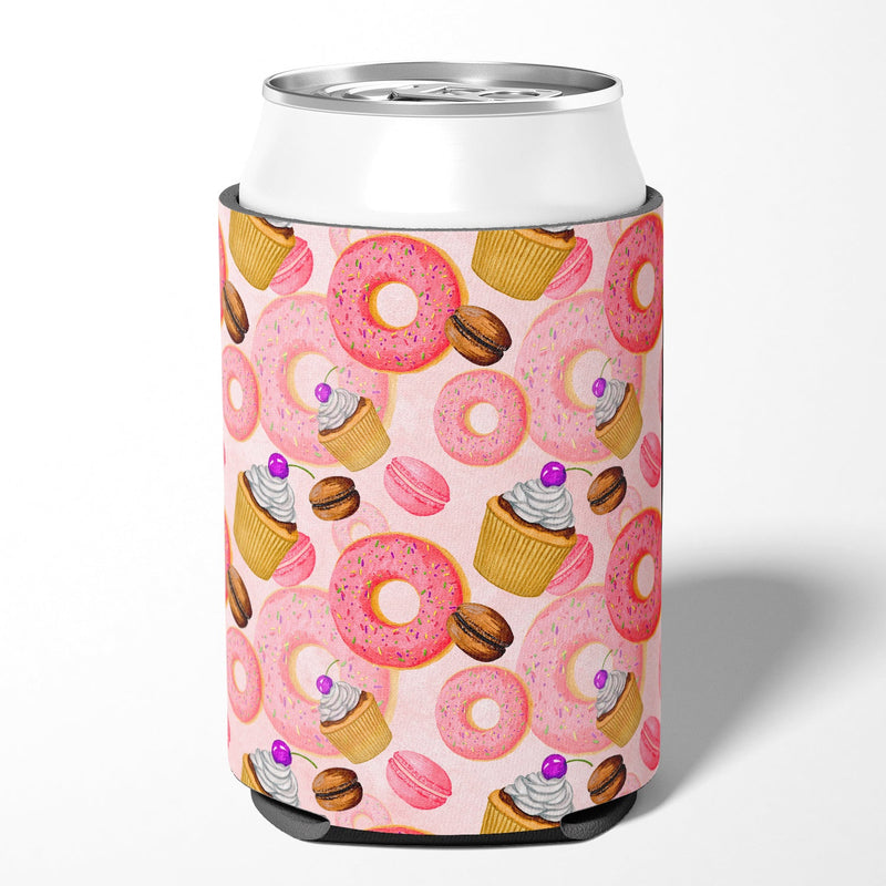 Watercolor Sweet Pastries Can or Bottle Hugger BB7562CC