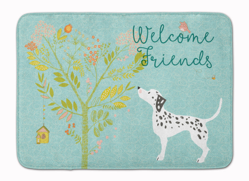 Welcome Friends Dalmatian Machine Washable Memory Foam Mat BB7585RUG