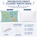 Welcome Friends Fawn Great Dane Cropped Ears Standard Pillowcase Lightweight Super Soft Easy Care Decorative Artwork Pillowcase, Standard