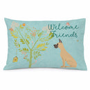 Welcome Friends Fawn Great Dane Cropped Ears Standard Pillowcase Lightweight Super Soft Easy Care Decorative Artwork Pillowcase, Standard