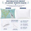 Welcome Friends Harlequin Great Dane Standard Pillowcase Lightweight Super Soft Easy Care Decorative Artwork Pillowcase, Standard