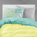 Welcome Friends Brindle Greyhound Standard Pillowcase Lightweight Super Soft Easy Care Decorative Artwork Pillowcase, Standard