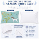 Welcome Friends Pointer Standard Pillowcase Lightweight Super Soft Easy Care Decorative Artwork Pillowcase, Standard