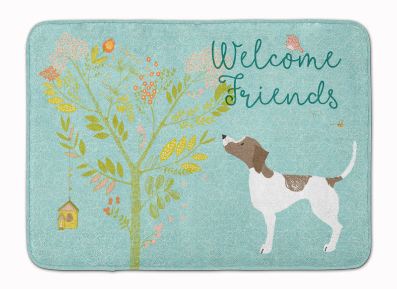 Welcome Friends Pointer Machine Washable Memory Foam Mat BB7598RUG