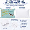 Welcome Friends Beagle Standard Pillowcase Lightweight Super Soft Easy Care Decorative Artwork Pillowcase, Standard