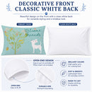 Welcome Friends White Chihuahua Standard Pillowcase Lightweight Super Soft Easy Care Decorative Artwork Pillowcase, Standard