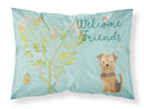 Welcome Friends Yorkie Natural Ears Standard Pillowcase Lightweight Super Soft Easy Care Decorative Artwork Pillowcase, Standard