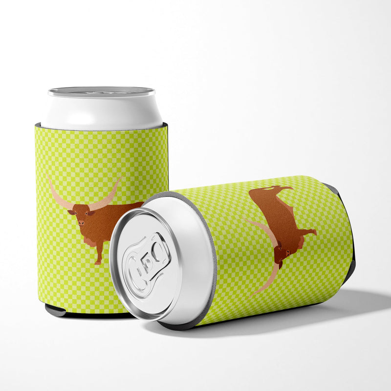 Ankole-Watusu Cow Green Can or Bottle Hugger BB7649CC