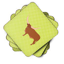 Ankole-Watusu Cow Green Foam Coaster  BB7649FC