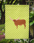 Ankole-Watusu Cow Green Garden Flag - Outdoor Decorative Yard Flag