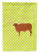 Ankole-Watusu Cow Green Garden Flag - Outdoor Decorative Yard Flag