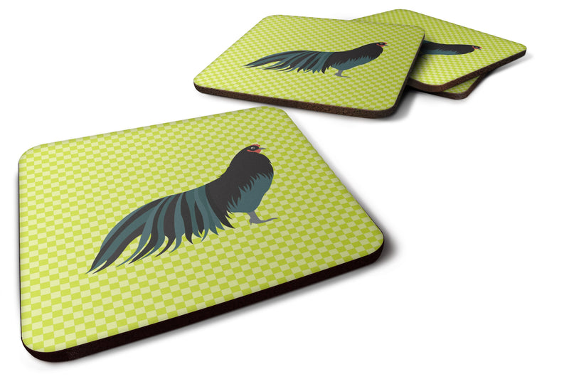 Sumatra Chicken Green Foam Coaster Set of 4 BB7659FC