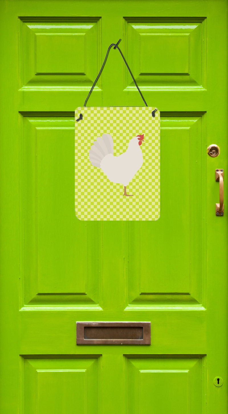 Leghorn Chicken Green Wall or Door Hanging Prints BB7666DS1216