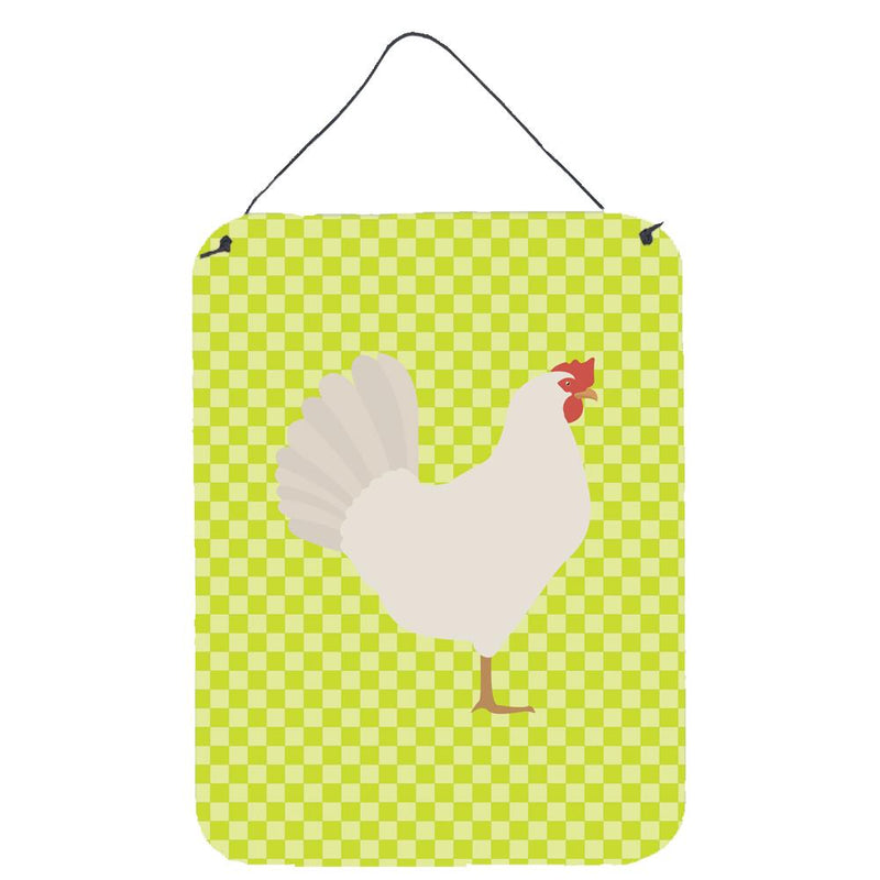Leghorn Chicken Green Wall or Door Hanging Prints BB7666DS1216