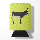 American Mammoth Jack Donkey Green Can or Bottle Hugger BB7670CC