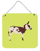 American Spotted Donkey Green Wall or Door Hanging Prints BB7677DS66