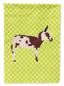 American Spotted Donkey Green Garden Flag - Outdoor Decorative Yard Flag BB7677GF