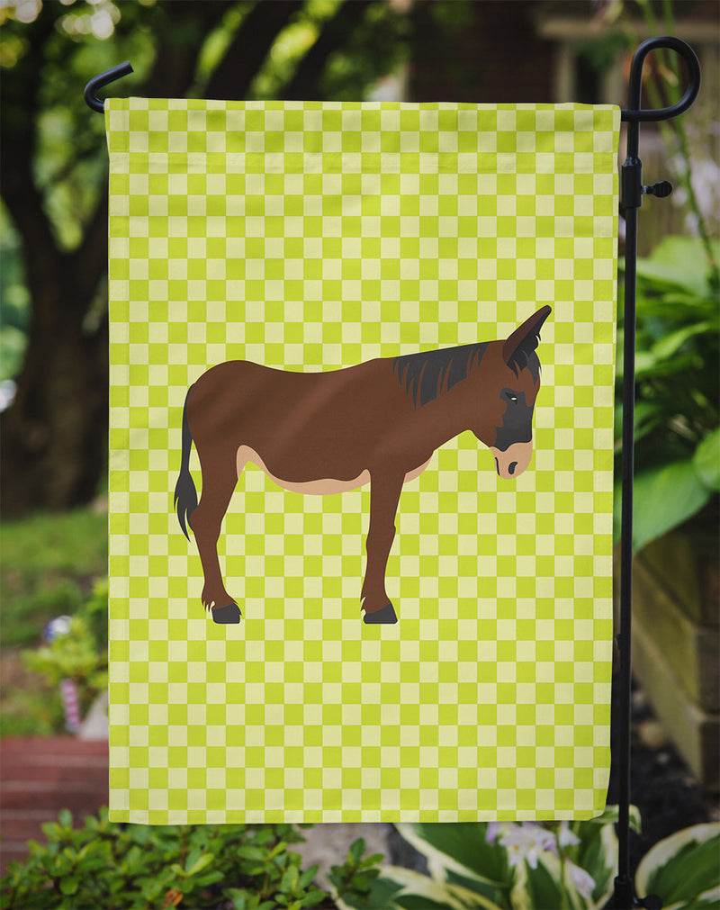 Zamorano-Leones Donkey Green Flag Garden Size