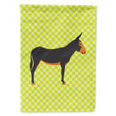 Catalan Donkey Green House Flag 28x40 Porch Sleeve Pole Decorative Outside Yard Banner Artwork Wall Hanging, Polyester