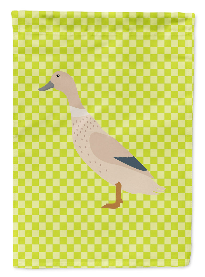 West Harlequin Duck Green Garden Flag - Outdoor Decorative Yard Flag