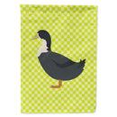 Blue Swedish Duck Green Flag Canvas House Size BB7688CHF