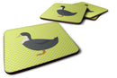 Blue Swedish Duck Green Foam Coaster  BB7688FC