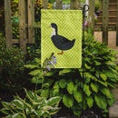 Blue Swedish Duck Green Garden Flag - Outdoor Decorative Yard Flag
