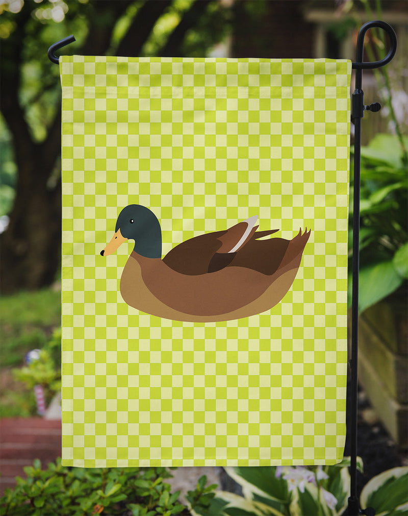 Khaki Campbell Duck Green Flag Garden Size