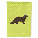 Sable Marten Green House Flag 28x40 Porch Sleeve Pole Decorative Outside Yard Banner Artwork Wall Hanging, Polyester