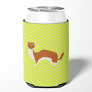 Weasel Green Can or Bottle Hugger Cooler Sleeve for Standard 12 oz Cans, Insulated Foam Beer & Soda Can Hugger Reusable