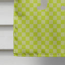 White Arctic Fox Green House Flag 28x40 Porch Sleeve Pole Decorative Outside Yard Banner Artwork Wall Hanging, Polyester