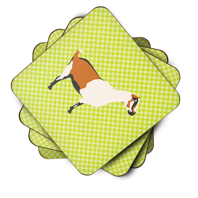 Alpine Goat Green Foam Coaster  BB7706FC