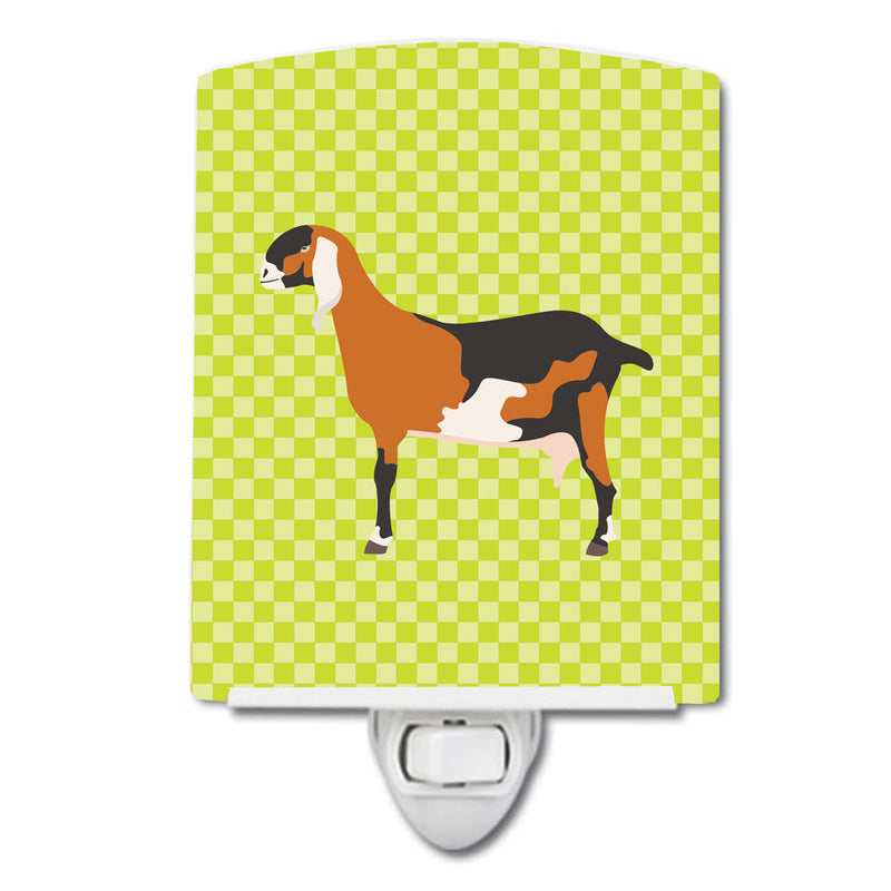 Anglo-nubian Nubian Goat Green Ceramic Night Light BB7709CNL