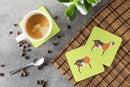 Anglo-nubian Nubian Goat Green Foam Coaster  BB7709FC