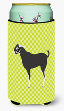 Black Bengal Goat Green Tall Boy Hugger Can Cooler Sleeve Machine Washable Drink Collapsible Insulator Beverage Insulated Holder