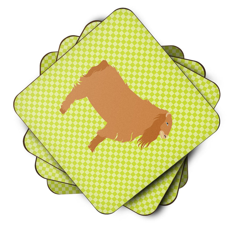 American Lamancha Goat Green Foam Coaster  BB7711FC