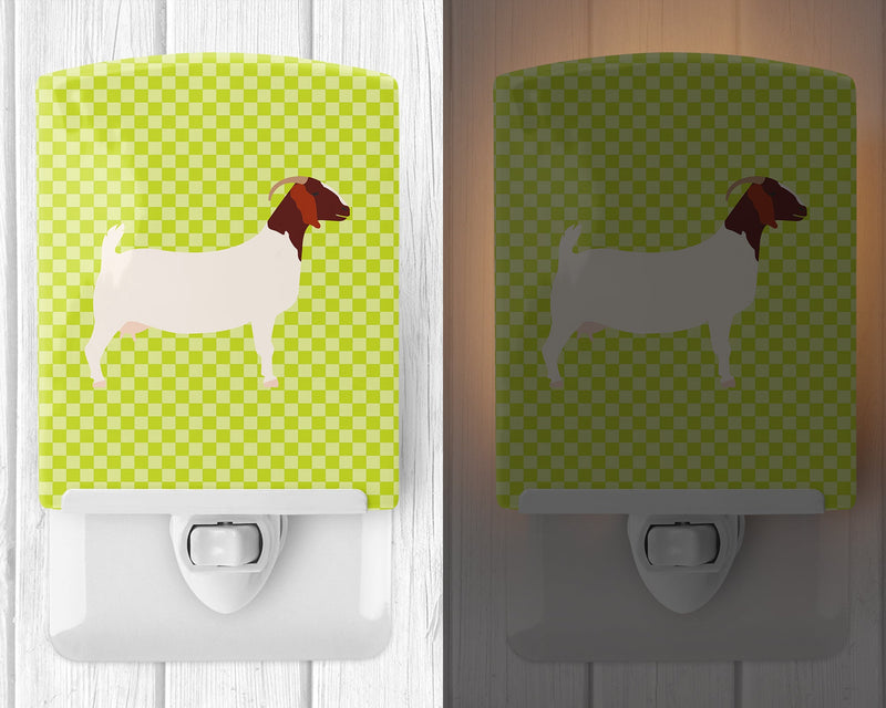 Boer Goat Green Ceramic Night Light BB7712CNL