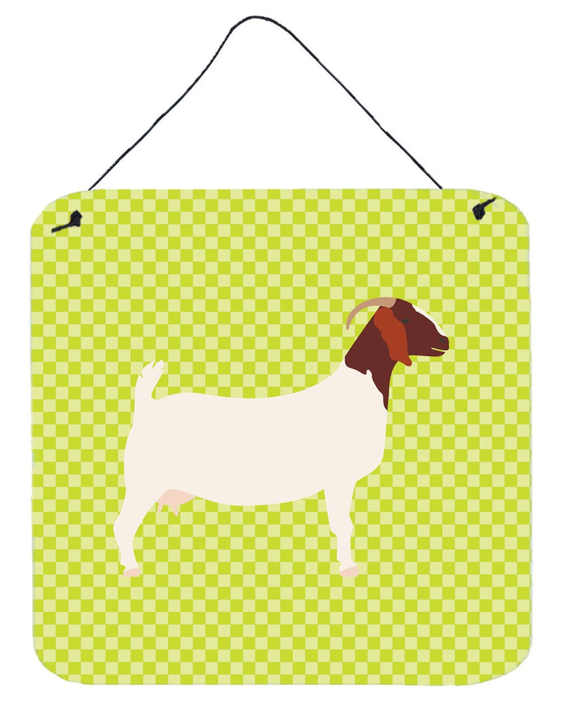 Boer Goat Green Wall or Door Hanging Prints BB7712DS66
