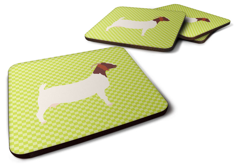 Boer Goat Green Foam Coaster  BB7712FC