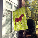 Kalahari Red Goat Green House Flag 28x40 Porch Sleeve Pole Decorative Outside Yard Banner Artwork Wall Hanging, Polyester