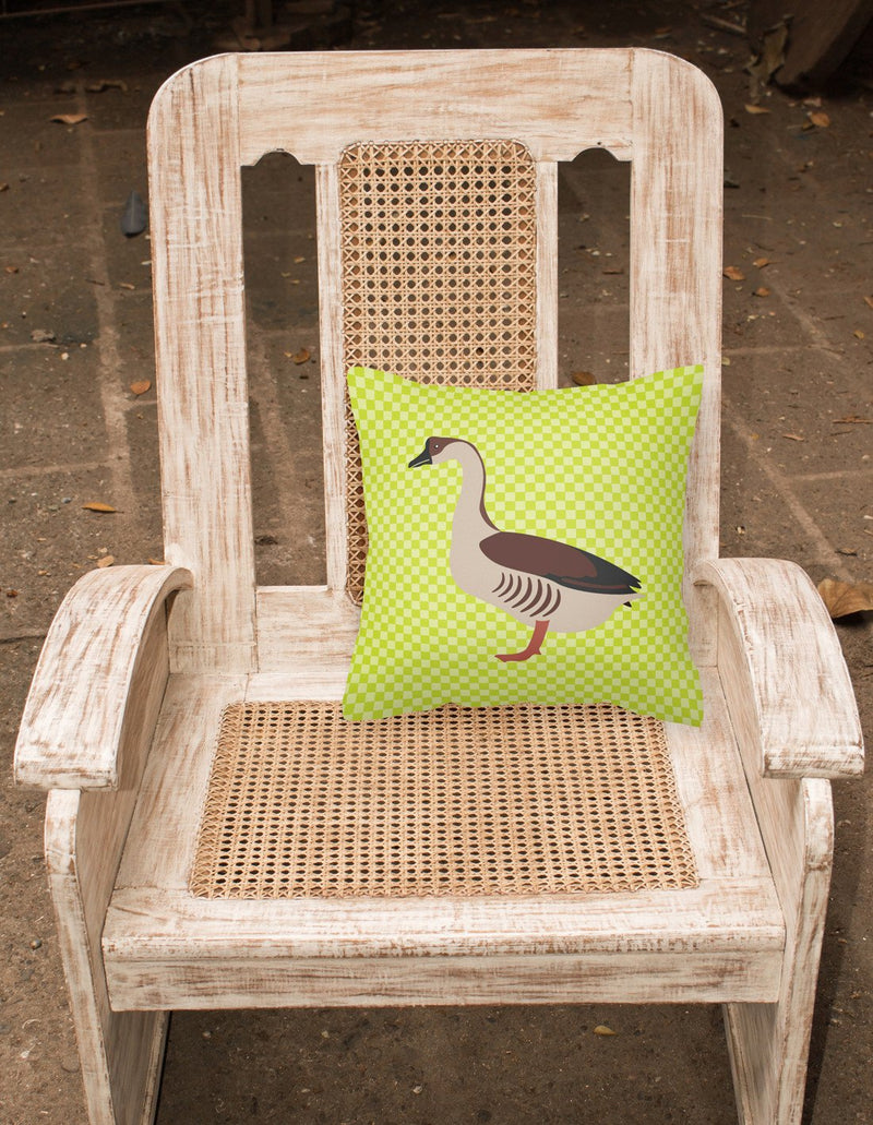 Chinese Goose Green Fabric Decorative Pillow BB7722PW1818