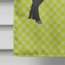 Friesian Horse Green House Flag 28x40 Porch Sleeve Pole Decorative Outside Yard Banner Artwork Wall Hanging, Polyester