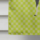 Llama Q' Ara Green House Flag 28x40 Porch Sleeve Pole Decorative Outside Yard Banner Artwork Wall Hanging, Polyester