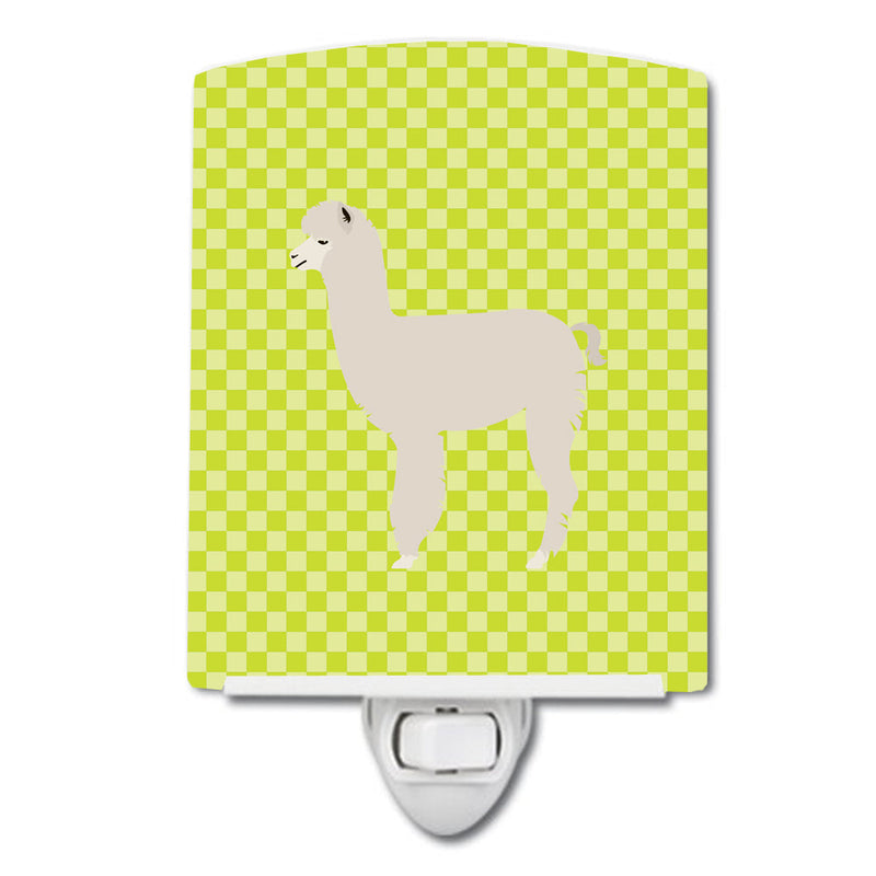 Alpaca Green Ceramic Night Light BB7745CNL