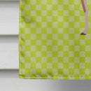 Guanaco Green House Flag 28x40 Porch Sleeve Pole Decorative Outside Yard Banner Artwork Wall Hanging, Polyester