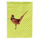 Ring-necked Common Pheasant Green House Flag 28x40 Porch Sleeve Pole Decorative Outside Yard Banner Artwork Wall Hanging, Polyester