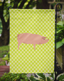 American Landrace Pig Green Garden Flag - Outdoor Decorative Yard Flag