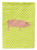 American Landrace Pig Green Garden Flag - Outdoor Decorative Yard Flag