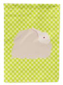 Fluffy Angora Rabbit Green Garden Flag - Outdoor Decorative Yard Flag